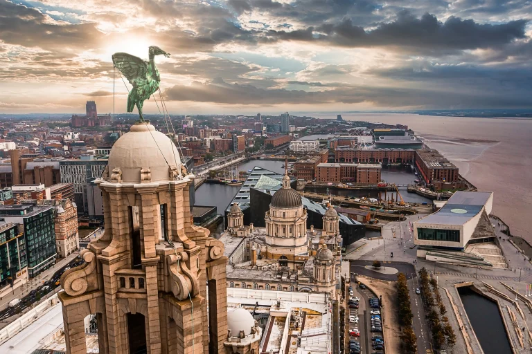 Liverpool EPC - Liver Building with a city scape of Liverpool City Centre in the Background.